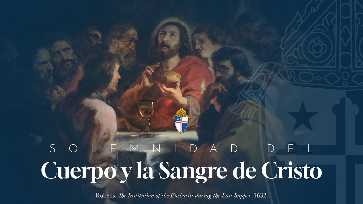 Hoy celebramos la solemnidad del Cuerpo y la Sangre de Cristo 🙏