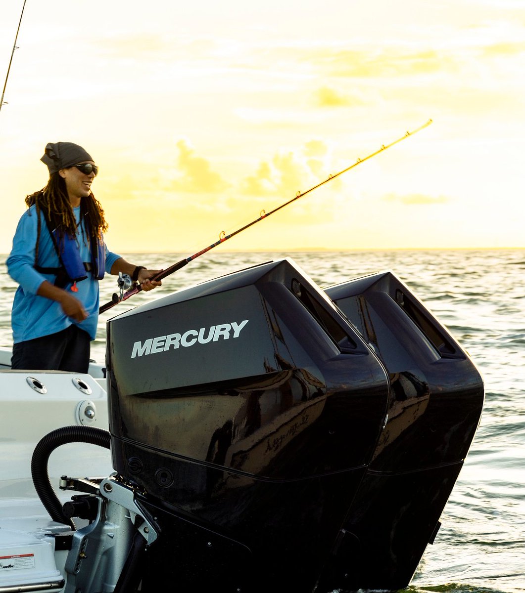 Nothing beats fishing at sunset. Or sunrise. Or any other time, really.

Mercury Verado Outboards: mercury-marine.visitlink.me/nKKW2f

#MoreMercury