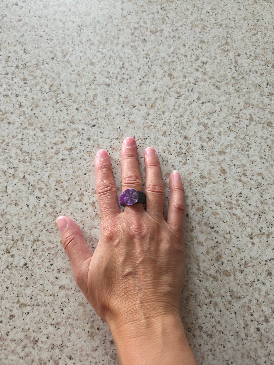 AnguaSec's tweet image. How cool is this for conswag? @BSidesLeeds gave out RFID rings. If your phone has NFC turned on hold the ring to front, back, top wherever it registers best for you (android usually on the back middle, iPhone front top but YMMV) and it will open a webpage.
