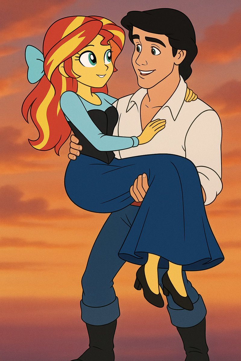BarrFan1's tweet photo. Sunset Shimmer and Ariel look so much alike. @RebeccaShoichet https://t.co/WKQLfuEue8
