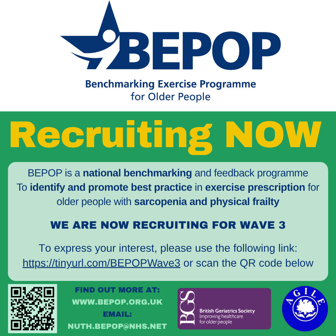 To all my physio friends and everyone I know working with older people… please take a look at the BEPOP project 👇🏻👇🏻👇🏻👇🏻