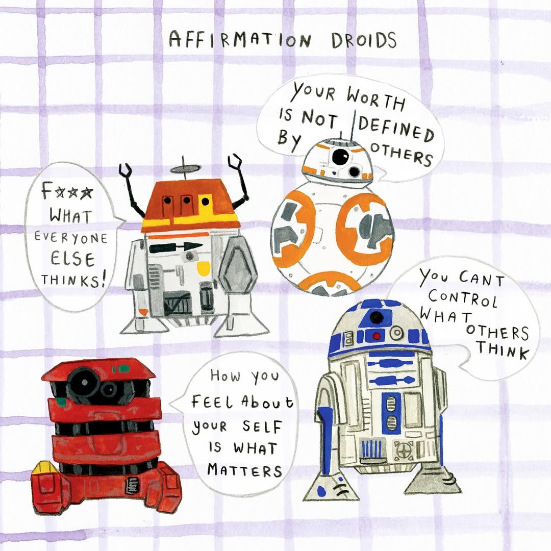 #affirmationdroids