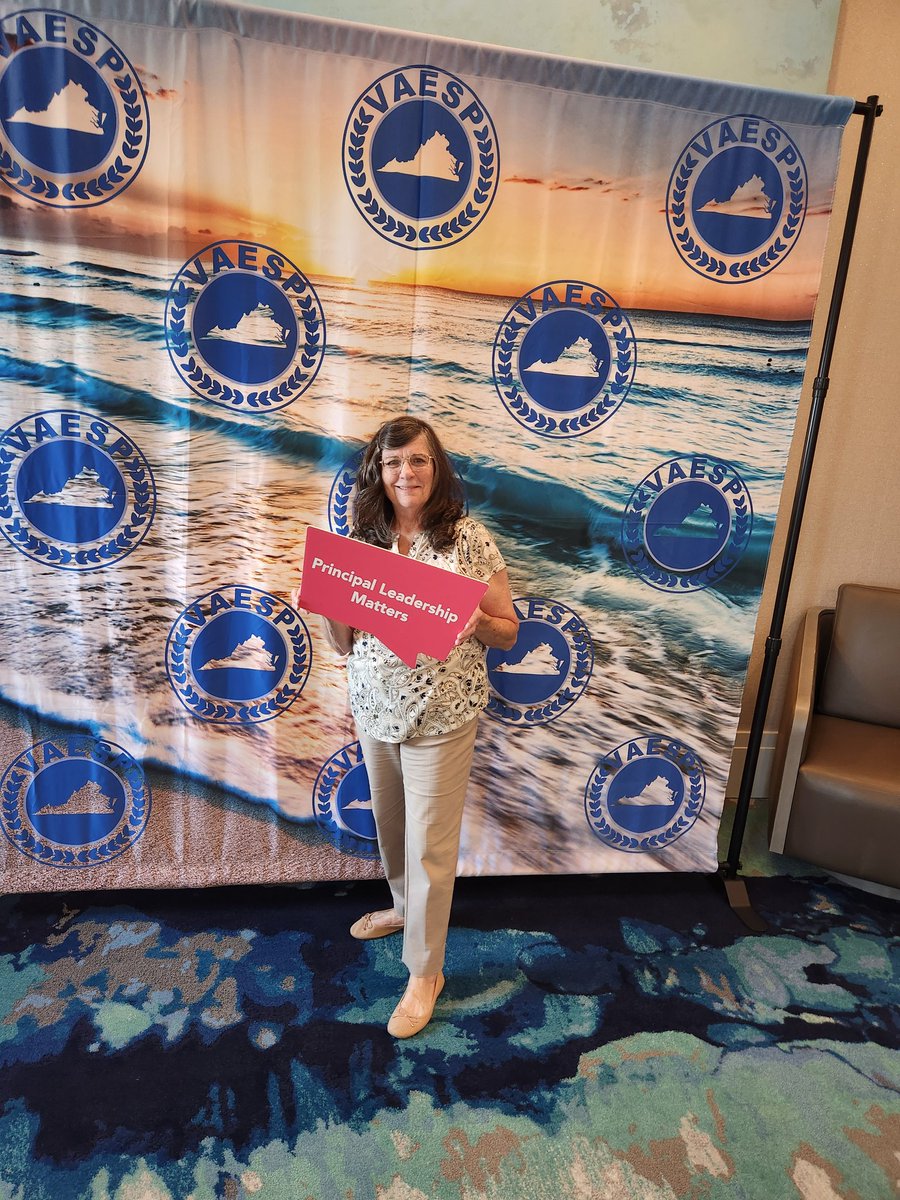 Enjoying the annual VAESP Conference at Virgina Beach. <a href="/DrZissios/">Patricia Zissios</a> <a href="/theVAESP/">VAESP</a> <a href="/NAESP/">National Assoc. of Elementary School Principals</a> #VAESP25