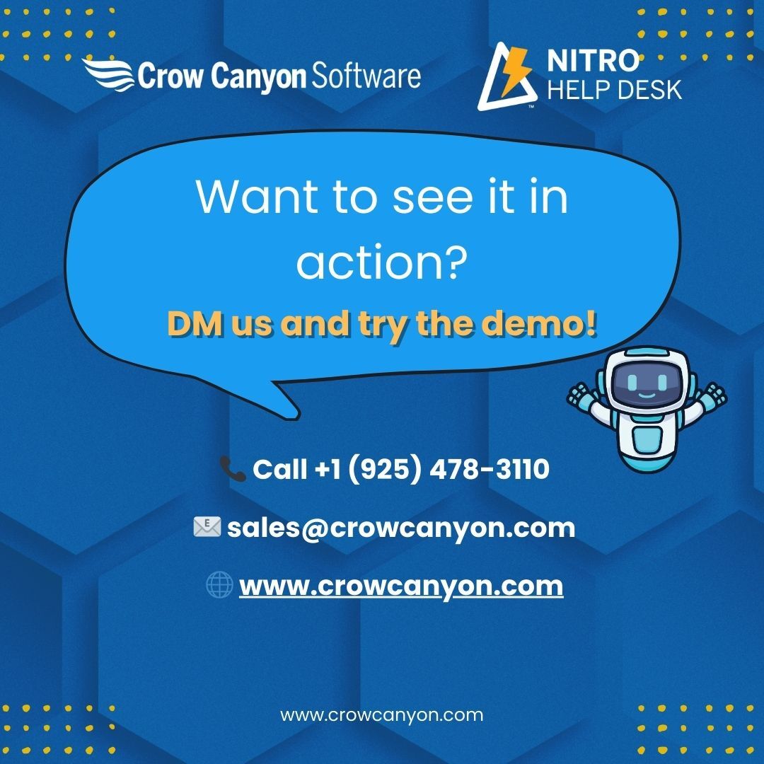 CrowCanyonSW's tweet image. Keep support one chat away. Submit help desk tickets right inside Teams.
#TeamsHelpDesk #InstantSupport #WorkflowEfficiency #Microsoft365