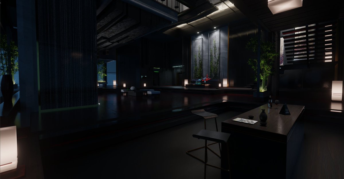 [WIP] Tavernier Suite (Yorinobu's Penthouse) - Blender (Cycles)

#cyberpunk2077 #cyberpunk #blender #cycles #scene #environment #3d #wolvenkit #cdpr #game #assets #fanart #map