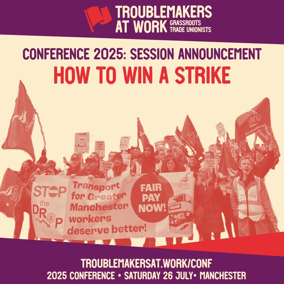 Troublem8kers's tweet image. Step 1: Have a banger playlist for the picket line.
Come to our conference to get inspiration for your playlist - and learn what else it takes to win a strike. Tickets here: troublemakersat.work/conf