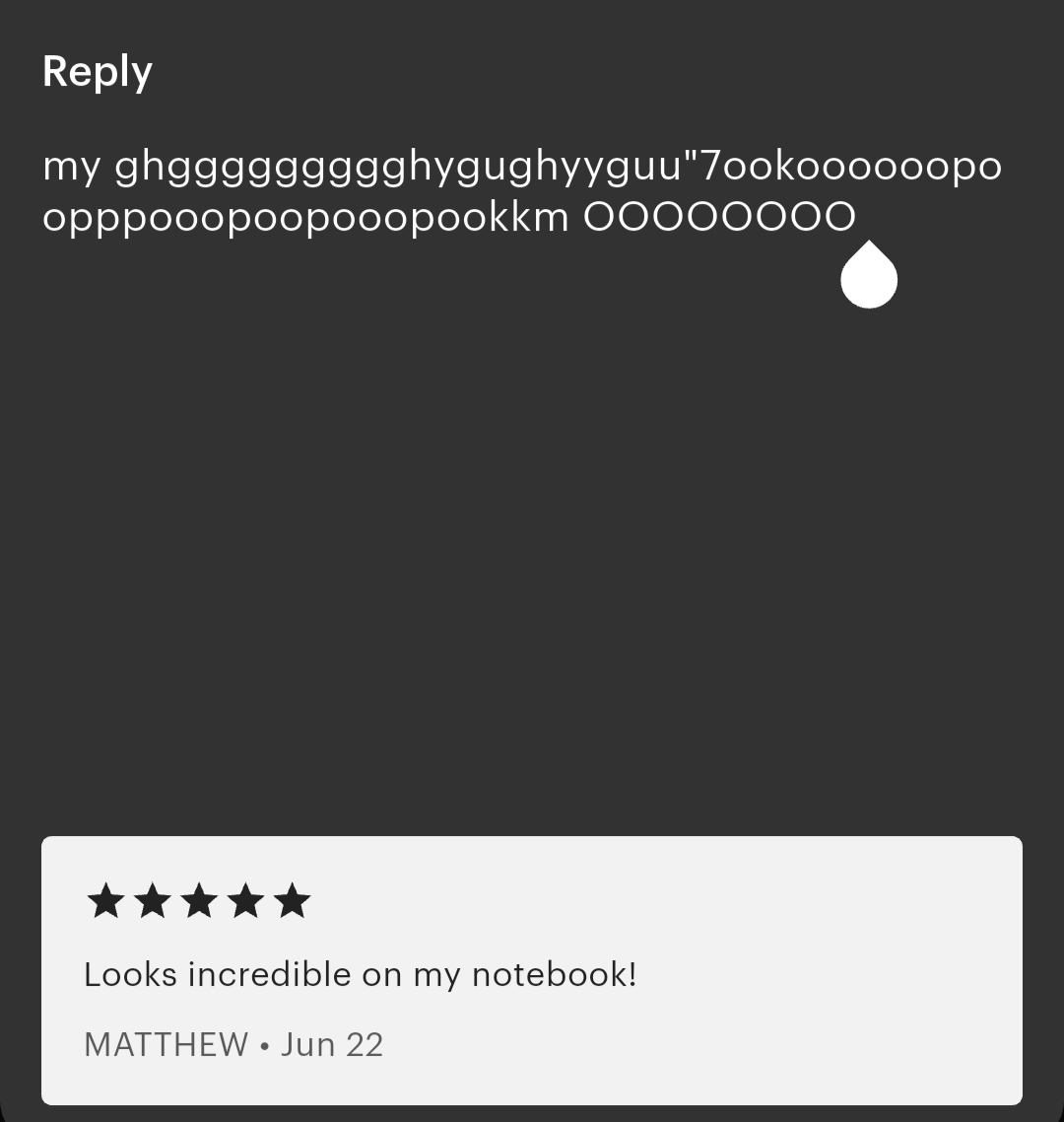 i forgot to lock my screen when i got distracted from writing this reply