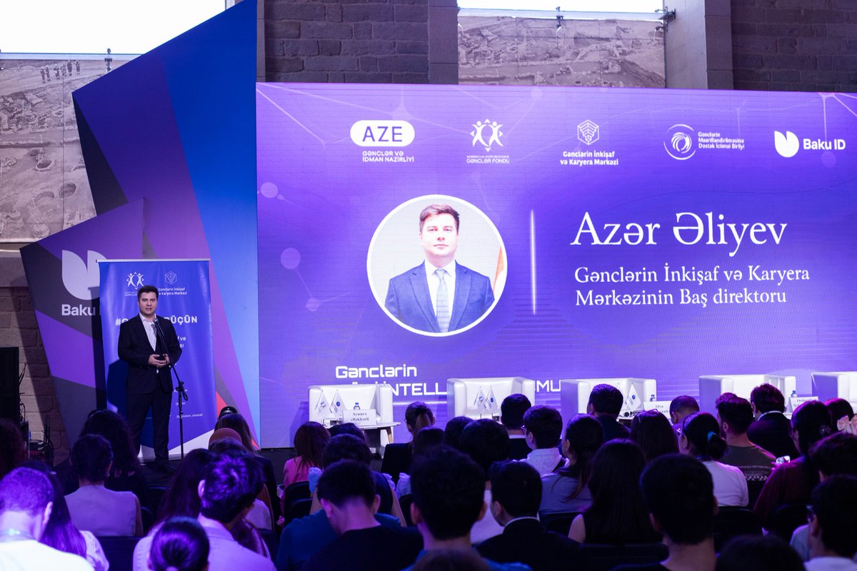 officialmys's tweet photo. “Baku ID” innovasiya festivalı çərçivəsində Gənclərin Süni İntellekt Forumu keçirilib.
Ətraflı: https://t.co/przMXV71x4
#AZEyouth #GIKM #AzGF #birkimibirlikdə #AzərbaycanGəncləri https://t.co/ttI0wvrPhf