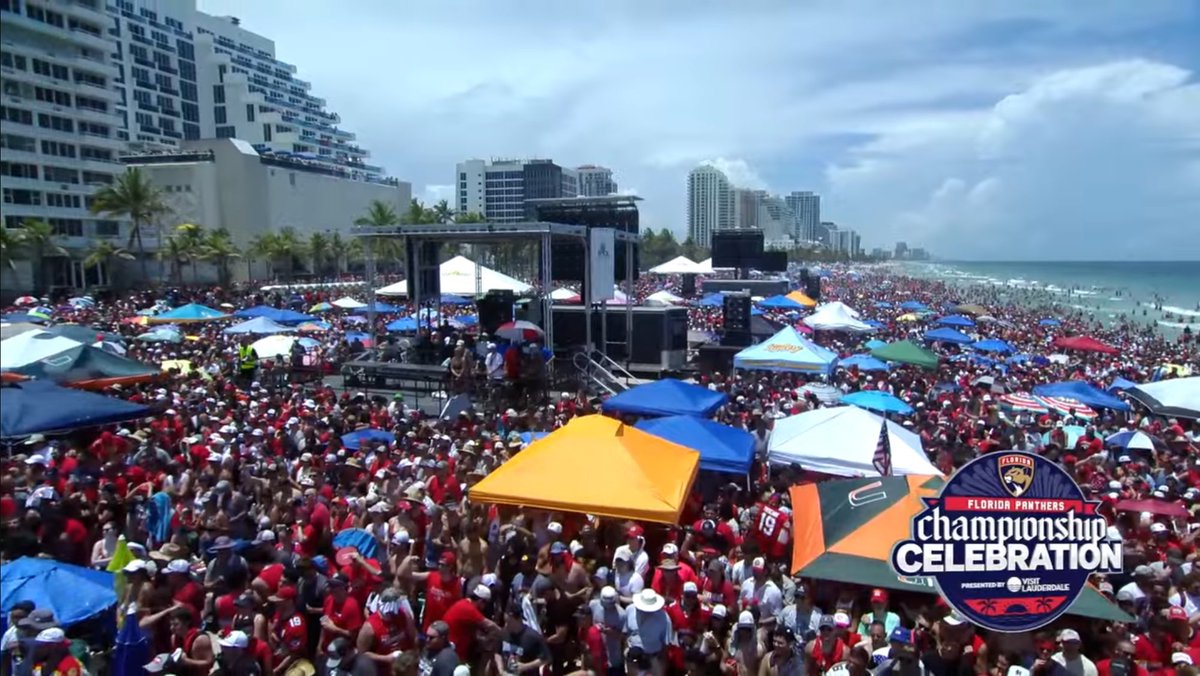 Yaaaa…….. im just gonna leave this here, no one does it like South Florida. #Panthers