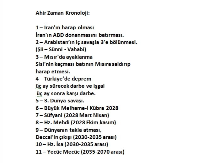 İslam alimlerinin ön görüleri ve hadislerin ışığında, Belki 30 senedir aşağıdaki iddaalarımı savunuyorum.