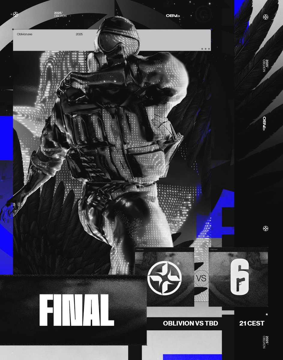 FINAL

We're in the final of the 2nd Qualifier of the R6 Central Combine. Very proud of the boys - Now let's get this

#GoOblivion