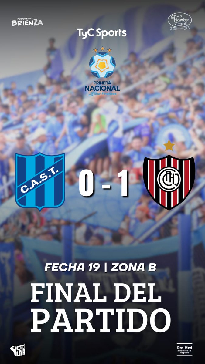 PrensaSanTelmo's tweet photo. 95' [#CAST 0 - 1 #CACHJ]
🔚 𝗙𝗜𝗡𝗔𝗟 𝗗𝗘𝗟 𝗣𝗔𝗥𝗧𝗜𝗗𝗢 ⏱

San Telmo 0-1 Chacarita

Fecha 19 - Zona B

#VamosTelmo https://t.co/7MUK2EpJoU