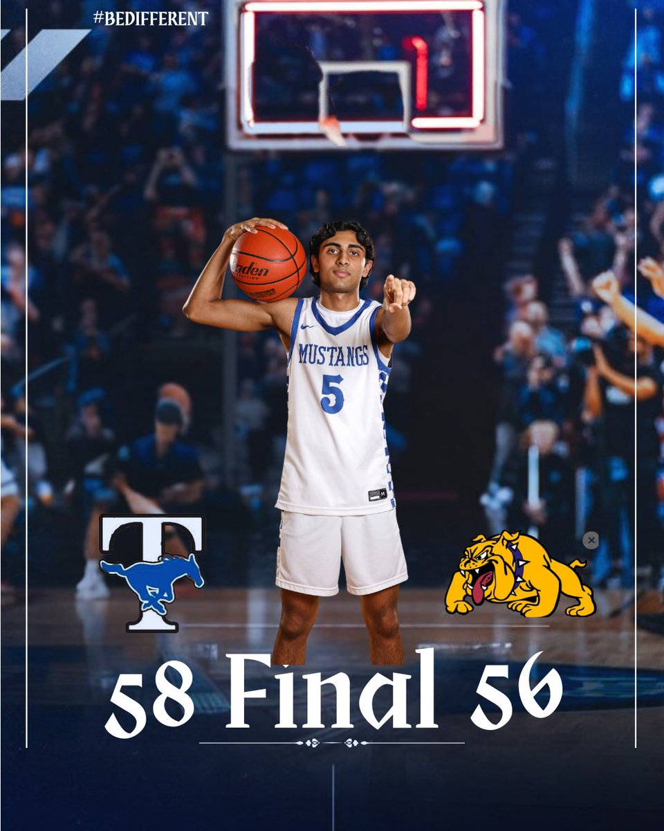 Your Mustangs complete the comeback versus Abilene Wylie with a thrilling buzzer-beating shot! We are back in action later today at 3:30. Stay tuned. #BEDIFFERENT