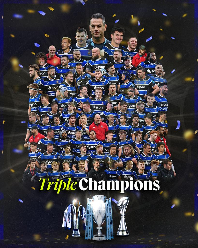 𝐇𝐢𝐬𝐭𝐨𝐫𝐲 𝐦𝐚𝐝𝐞 🏆🏆🏆
 
Finishing the 2024/25 season as Triple Champions! 

What a year it’s been, thank you for joining us for this unforgettable journey. 

The best is yet to come 🙏