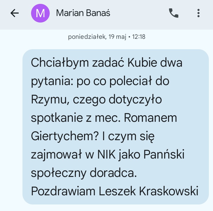 "Republika Banasiowa" - w poniedziałek na kanale #ReporterzyOnline. 
Przepraszam za dzień opóźnienia - spowodowały je konsultacje z prawnikami. 
Prezes NIK Marian Banaś już złożył na mnie doniesienie do prokuratury, a po emisji filmu o korupcji w NIK z pewnością złoży następne.