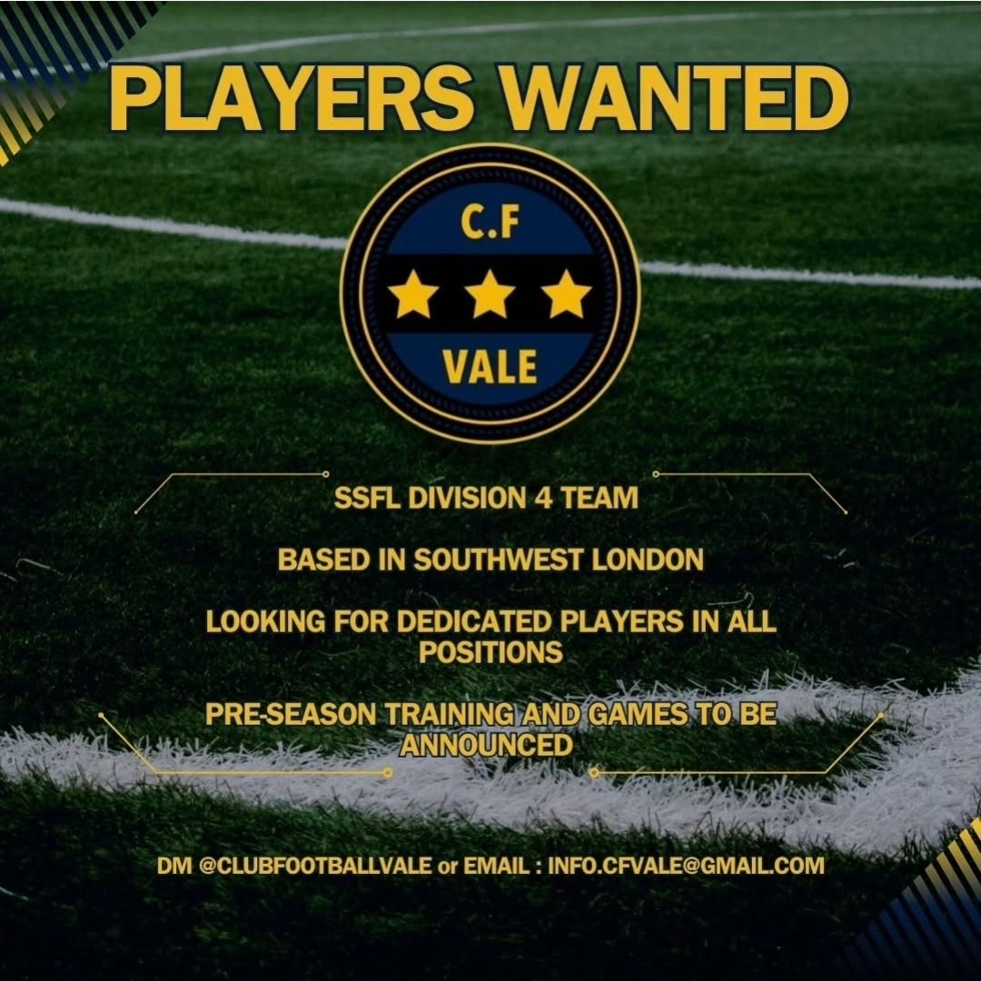 Club Football Vale tweet media