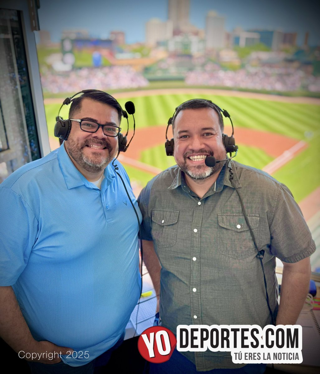 Yodeportes Chicago (@yodeportescom) on Twitter photo 📡Al aire y en vivo‼️Los Gigantes de la Radio en Chicago Elio Benítez y Miguel Esparza con el último de la serie Cubs-Mariners desde el Wrigley Field con 90°F ➡️1200AM 📲MLB y Marquee App #yodeportes <a href="/MisterElio/">Elio Benitez</a> <a href="/Miguelsvoice/">Miguel Esparza</a> 📡Al aire y en vivo‼️Los Gigantes de la Radio en Chicago Elio Benítez y Miguel Esparza con el último de la serie Cubs-Mariners desde el Wrigley Field con 90°F ➡️1200AM 📲MLB y Marquee App #yodeportes <a href="/MisterElio/">Elio Benitez</a> <a href="/Miguelsvoice/">Miguel Esparza</a>