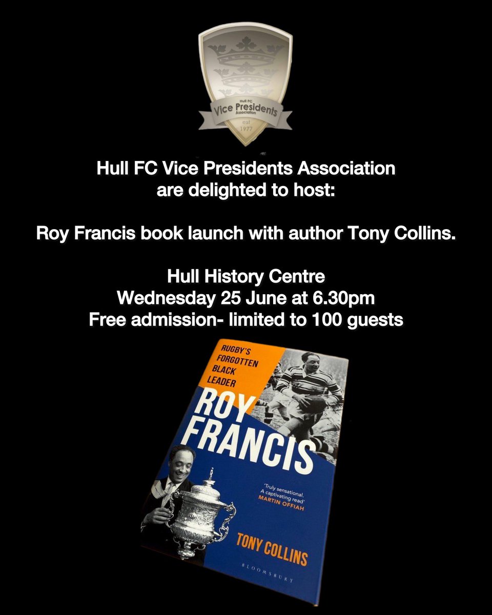 Hull FC VPs (@hullfcvps) on Twitter photo A reminder for this weeks event at the Hull History Centre. It would be great to see a good crowd attend for this with author <a href="/collinstony/">Tony Collins</a> A reminder for this weeks event at the Hull History Centre. It would be great to see a good crowd attend for this with author <a href="/collinstony/">Tony Collins</a>
