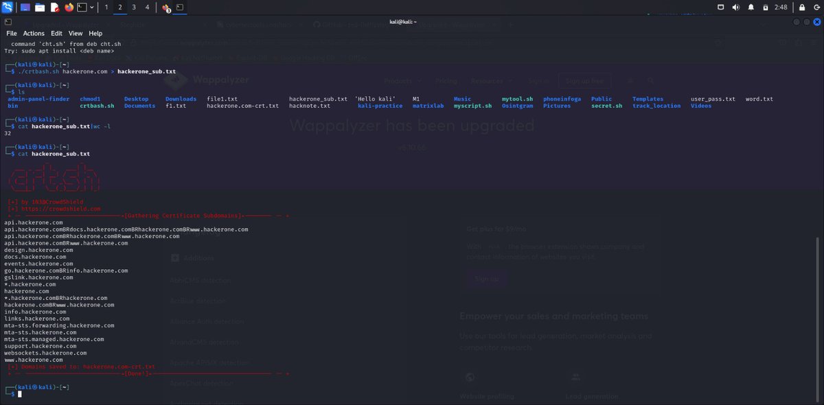 prashantch1512's tweet image. Today I explored Subdomain Enumeration - a crucial step in recon. 👨🏼💻
Tools I used:
•crt.sh – Certificate Transparency logs
•Censys – Internet-wide scanning platform
• Sublist3r – Fast passive subdomain discovery
Subdomains = attack surface. Recon is
