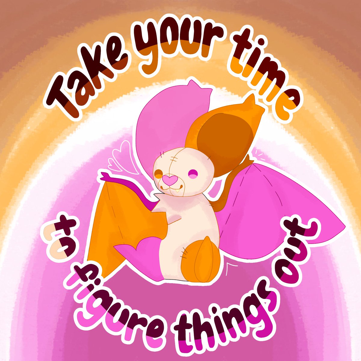exholocation1's tweet image. Take your time to figure things out! 🧡🤍🩷

[ #MoonlightSlumberPals ]