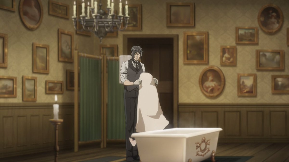 "Truly, humans change at dizzying speed. And yet... You haven't grown any taller. Why is that, I wonder?" 
"I'll take none of that from you. You haven't changed in centuries."
Old married couple vibes.
#kuroshitsuji #blackbutler #黒執事
#sebaciel
