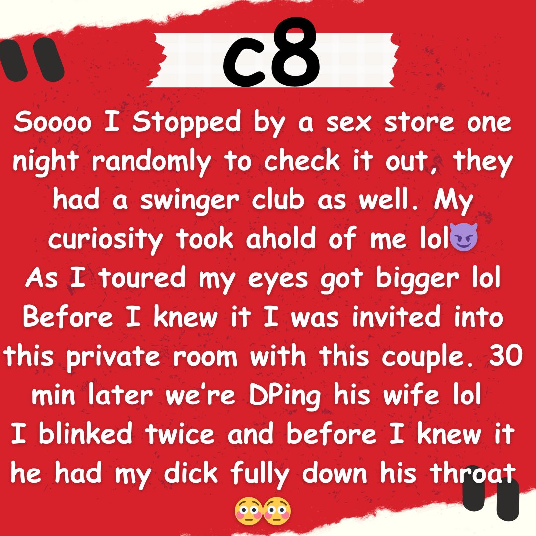 Swinger_Confess's tweet image. Great confession. Thoughts?  

SWINGER LINKS IN BIO

#swingerlife
#hotwifetribe
#polyamoryopen
#cuckquean
#lifestylecouple
#threesome 
#openrelationship