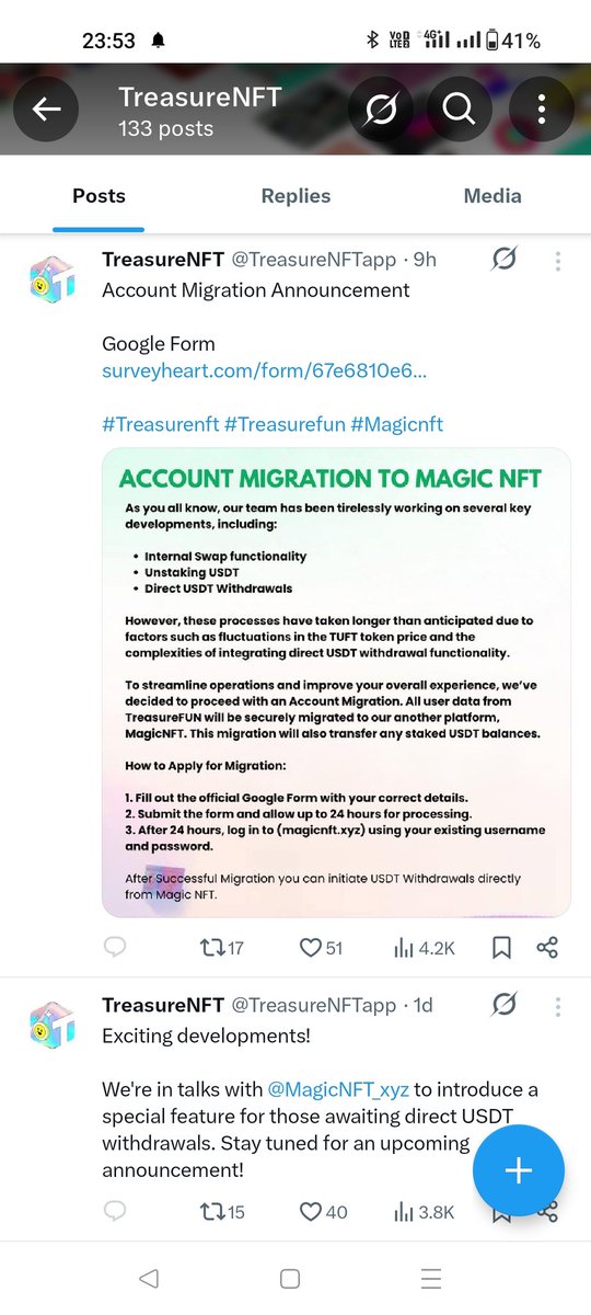 smeeksharma's tweet photo. @TreasureFUN_xyz New Scam starting https://t.co/3vczdZc0Bi