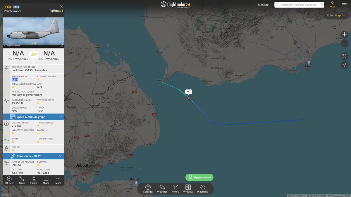 Royal Saudi Air Force C-130H 1214.