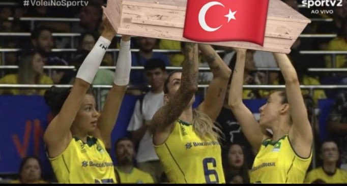 Será que agora os turcos estão percebendo que o Brasil é e sempre será superior a Turquia