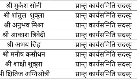 ये है <a href="/Abvp4Awadh/">ABVP Awadh</a> की प्रांत कार्यसमिति जो कि एक विभाग मतलब दो तीन जिलों में से कोई एक कार्यकर्ता बनता है बाकी आगे कुछ कहने की जरूरत नहीं है सूची देख लीजिए समझ जाएंगे #जातिवादी_दुबे <a href="/AnshulVidyarthi/">Anshul Vidyarthi</a> की करतूत और अपने खास लोगों के लिए प्रेम देख लीजिए। <a href="/ABVPVoice/">ABVP</a> <a href="/AshishSainram/">Ashish Chauhan</a>