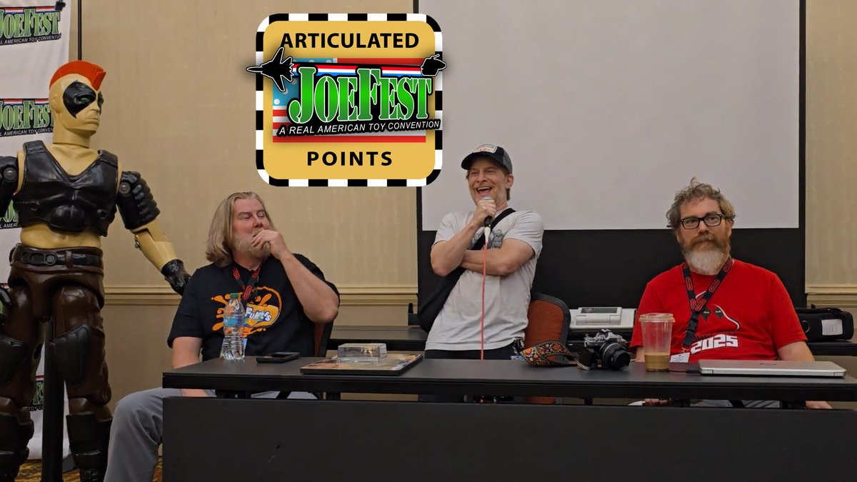 Articulated Points Special: JoeFest 2025: Stoopid Buddy Studios

youtu.be/-XcjfbjWQos

From #JoeFest2025, the "From the Creators of Robot Chicken: Bringing Toys to Life" panel with Seth Green &amp; John Harvatine IV from Stoopid Buddy Studios!

#articulatedpoints #robotchicken