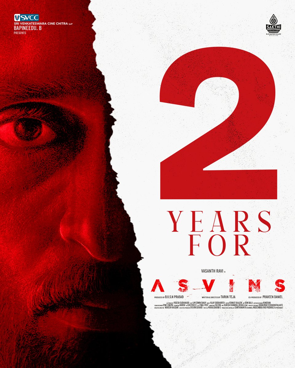 SVCC (@svccofficial) on Twitter photo 🕯️ Two years since the darkness was unleashed… and #Asvins still haunts every shadow it touched.
The screams, the silence, the fear still echo loud!
#2YearsOfAsvins
<a href="/SVCCofficial/">SVCC</a> <a href="/BvsnP/">Bvsn Prasad</a> @sakthifilmfctry <a href="/praveen2000/">praveen daniel</a> <a href="/iamvasanthravi/">Vasanth Ravi</a> <a href="/taruntejafilm/">Tarun Teja</a> <a href="/Vimraman/">Vimala Raman</a> <a href="/immuralidaran/">Muralidaran</a> 🕯️ Two years since the darkness was unleashed… and #Asvins still haunts every shadow it touched.
The screams, the silence, the fear still echo loud!
#2YearsOfAsvins
<a href="/SVCCofficial/">SVCC</a> <a href="/BvsnP/">Bvsn Prasad</a> @sakthifilmfctry <a href="/praveen2000/">praveen daniel</a> <a href="/iamvasanthravi/">Vasanth Ravi</a> <a href="/taruntejafilm/">Tarun Teja</a> <a href="/Vimraman/">Vimala Raman</a> <a href="/immuralidaran/">Muralidaran</a>