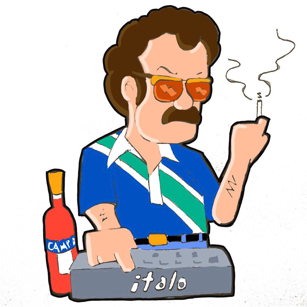 Italo Disco is my soundtrack for the summer 

(pen and pencil transferred to digital) 
#ItaloDisco