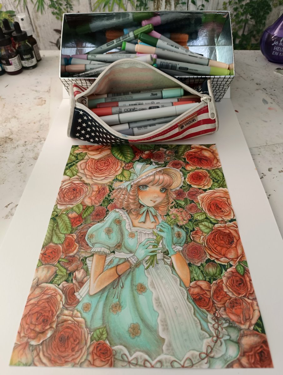 My entry for the Copic Awards 🌹
#コピックアワード2025 #copicaward2025