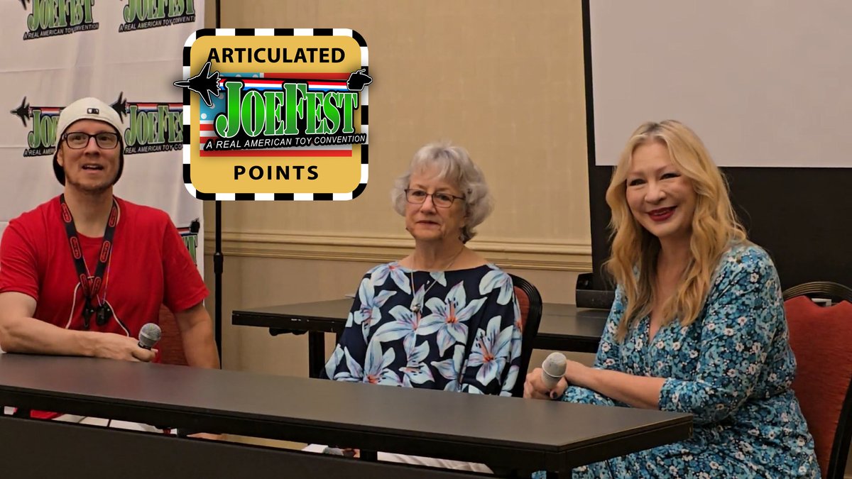 Articulated Points Special: JoeFest 2025 Jem &amp; the Holograms Panel

youtu.be/tW7KbQBfvM8

Continuing our coverage of #JoeFest2025, the "Jem, the 40th Anniversary Panel with Samantha Newark and Hasbro Designer Carla Reiss" panel!

#articulatedpoints #jemandtheholograms #hasbro