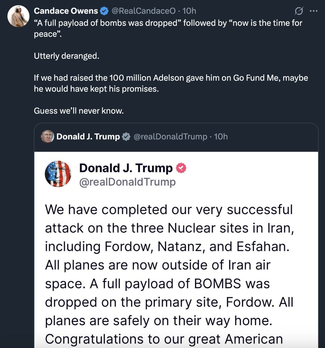 Trump is now the center

And Candace Owens will meet AOC at the heels of the horseshoe