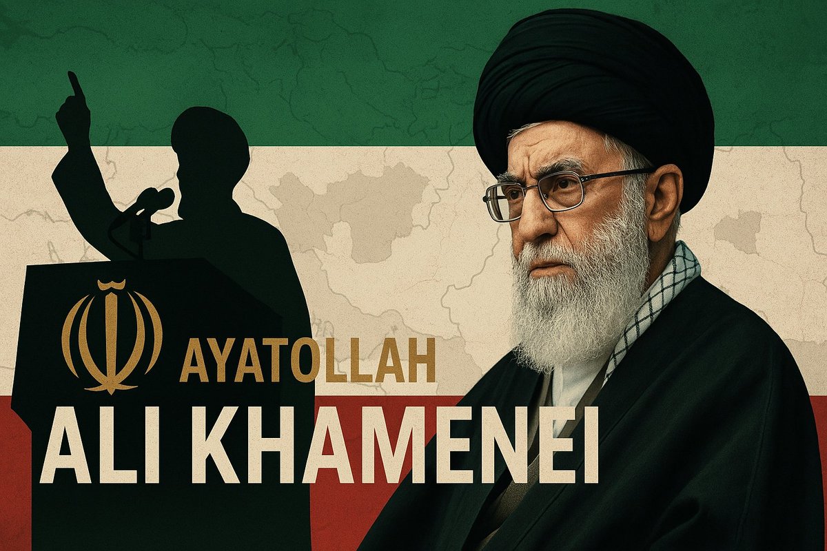 futurepulse24's tweet photo. 👳‍♂️ Who really runs Iran?
Ayatollah Khamenei isn’t just a cleric — he’s the supreme power behind every decision in the country.
From politics to poetry, here’s the truth in 2025 👇
🔗 https://t.co/xe19YH0lJL

#Khamenei #Iran #MiddleEast #Politics2025 #FuturePulse https://t.co/tnMNmA6e6f
