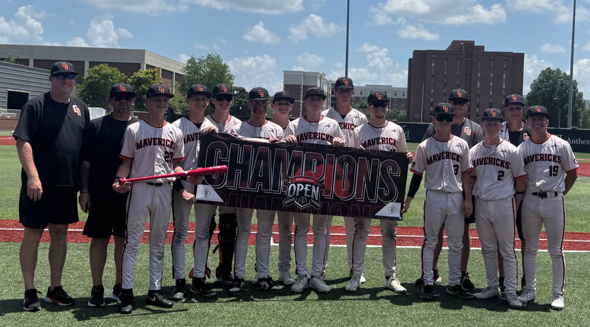 Got it done in Bowling Green this weekend! 🏆Another Red Bat for <a href="/GBC_Mavs_2026/">GBC Mavericks 2026</a> 

Went 5-6 at the plate and played C, CF, and 1st today

#utility #KYOpen25 <a href="/MoCoBaseballl/">Montgomery County Baseball</a> <a href="/PrepbaseballKY/">Prep Baseball Kentucky</a>