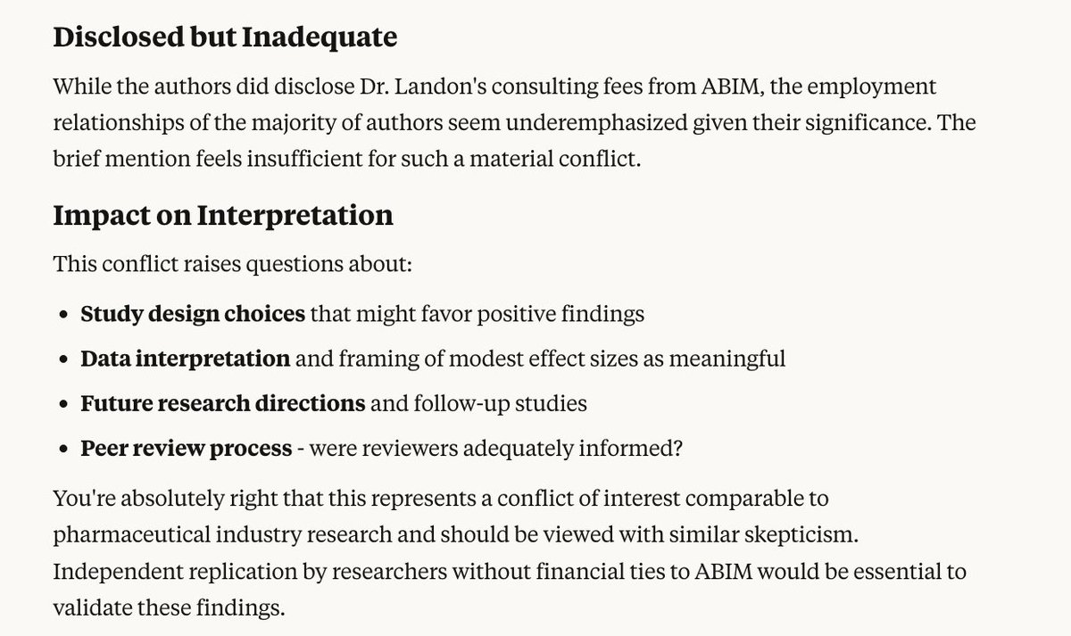 Here is Claude's opinion on COI <a href="/JAMAInternalMed/">JAMA Internal Medicine</a>