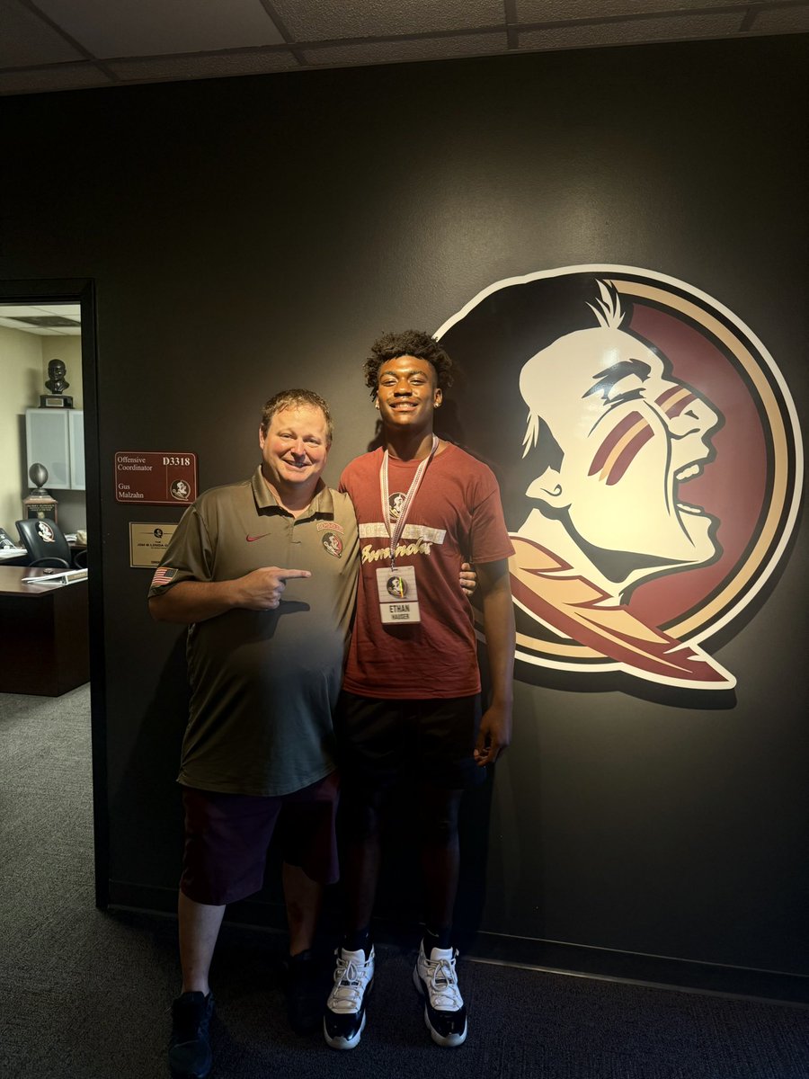 Ethan Hauser (night-train) (@ethanhauser_no1) on Twitter photo 🍢 #GoNoles <a href="/ChuckCantor/">Chuck Cantor</a> thanks for touring me and the family around today we had a great one‼️ 🍢 #GoNoles <a href="/ChuckCantor/">Chuck Cantor</a> thanks for touring me and the family around today we had a great one‼️