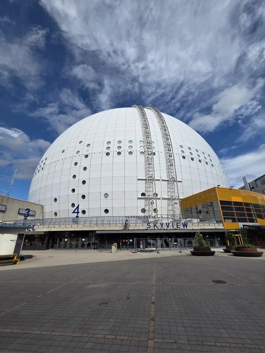 🇸🇪 Made a pilgrimage visit to a Eurovision arena earlier 🌐