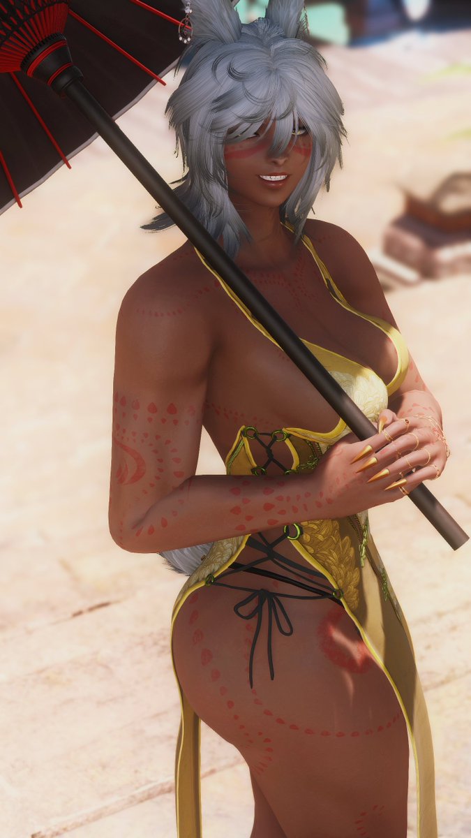 Saturday Stroll. Will her dress stay on the whole night?
#gposersnsfw #ffxivnsfw #ffxivlewds