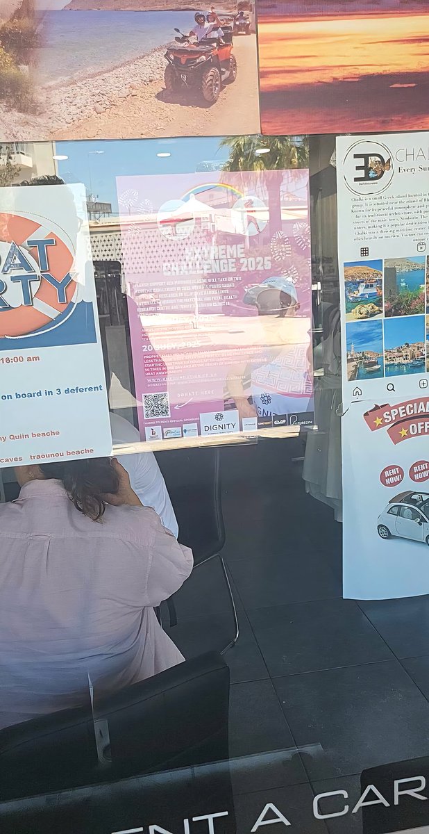 A big thank you to Glam Travel in Faliraki Rhodes! 
If you are planning a visit to Rhodes and require car hire, please do contact Glam - simply the best! 
glamcarrentals.com
To support Ben with a donation for his two extreme challenges please visit 
justgiving.com/page/kmf2025