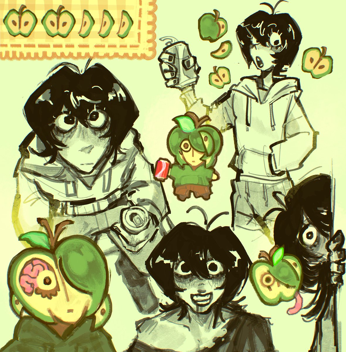 tordicide's tweet photo. 🍏🍏🍏🍏🍏 #eddsworld https://t.co/z4WIfB7LmX