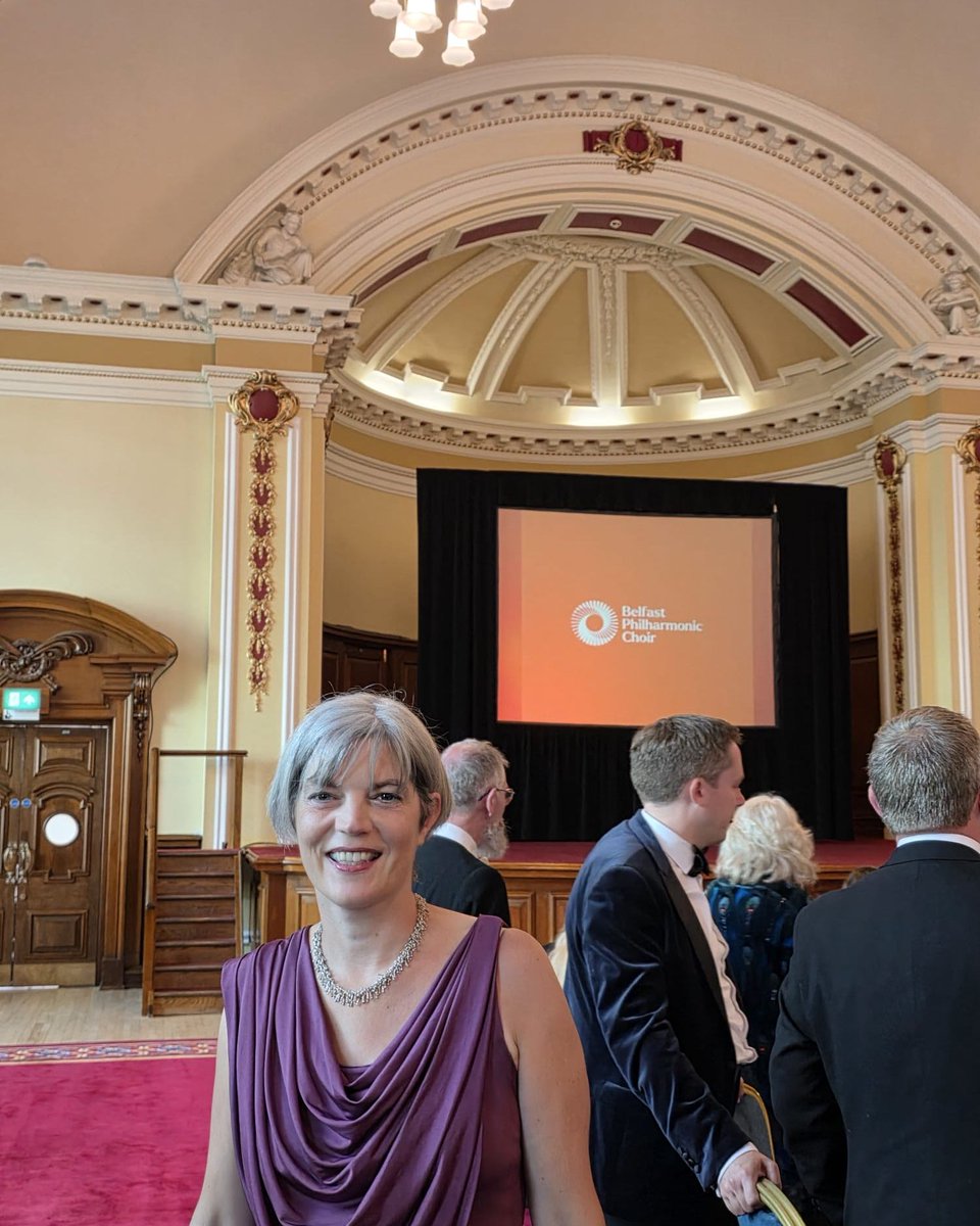 TrBrk's tweet image. Really good to be at the @Belfphil 150th anniversary dinner at City Hall last night. As an ex member of the choir it was great to catch up with old friends; a great night all round