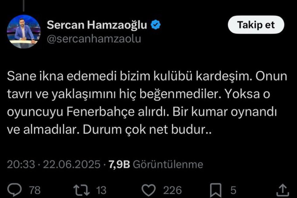 Nasıl bir ruh hali nasıl bir kafa bu ya.Nasıl bir dünyaları var bunların.Vallahi takdir edilesi bir durum.Adam city i bayern i ikna etmiş ama bizim fb yi ikna edememiş(!).Vay be.😄😄