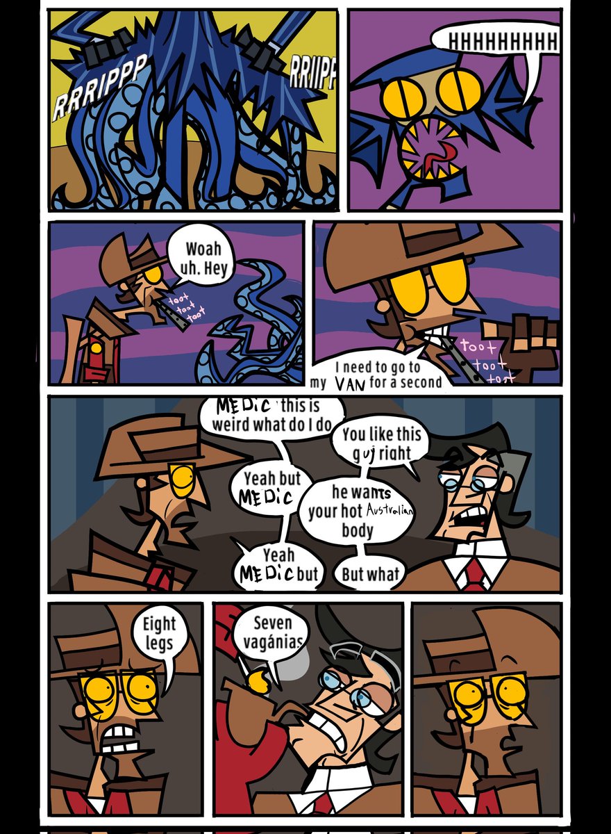 AtomicGhozt69's tweet image. I wanted an excuse to draw tentaspy dude i hope you enjoy #Tf2 #sniperspy