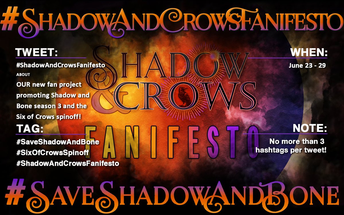 Save Shadow and Bone and Six Of Crows tweet media