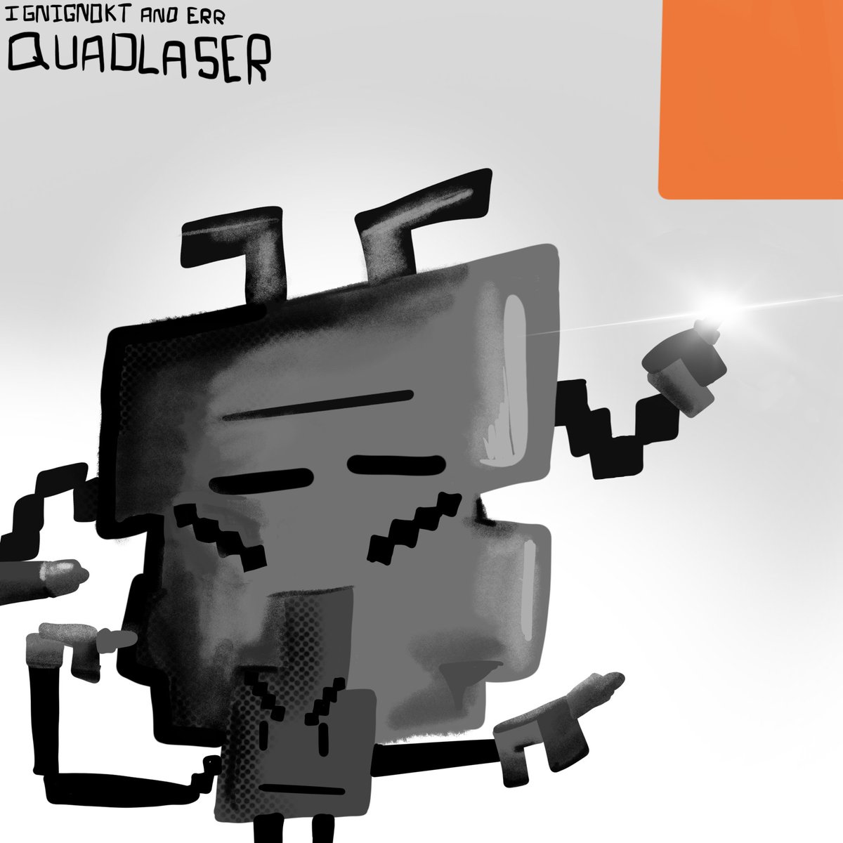 no one can defeat the quad laser, not even the illest villains…just hold on this will take a while…