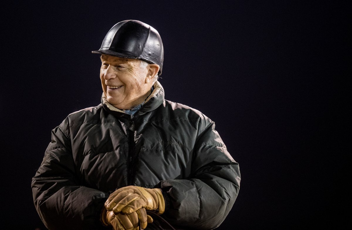 BreedersCup's tweet photo. Our thoughts are with trainer D. Wayne Lukas and his family. 💜

📸: @EclipseSports https://t.co/9goMF5ljM6
